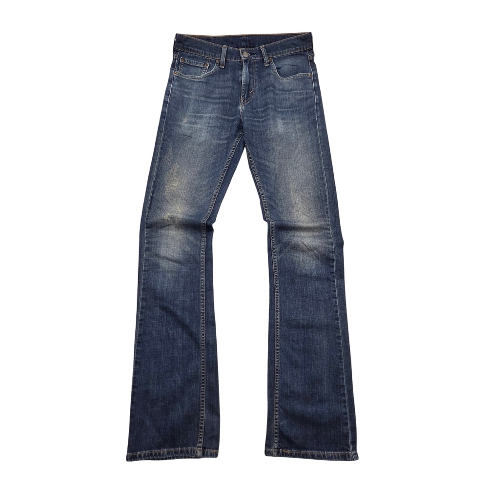 Levis 527 Slim Bootcut Jeans Mens 32x36 Blue Dark Wash Stretch Denim